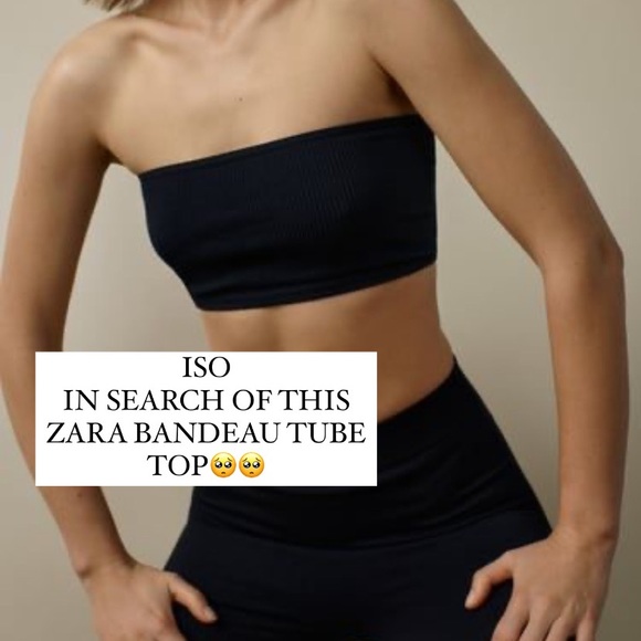Zara Bandeau Tube Top - Picture 1 of 1